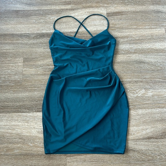 Windsor teal green dress - Picture 3 of 5